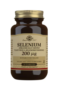 SOLGAR SELENIUM 200MCG  YEAST FREE 50 TAB SOLGAR
