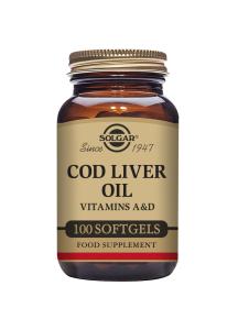 SOLGAR TORSKLEVEROLJA 100 KAP COD LIVER