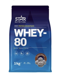 STAR WHEY 80 CHOKLADBOLL 1KG