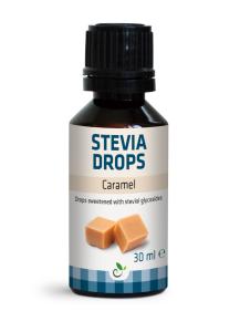 SUKRIN STEVIA DROPPAR CARAMEL 30ML