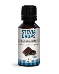 SUKRIN STEVIA DROPS DARK CHOCOLATE 30ML