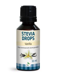 SUKRIN STEVIA DROPPAR VANILJ 30ML