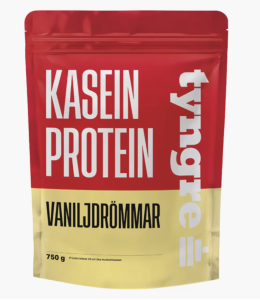 TYNGRE KASEIN PROTEIN VANILJDRÖMMAR MINDRE SÖT 750G