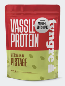 TYNGRE VASSLE PROTEIN PISTAGE MINDRE SÖT  900G