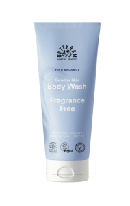 URTEKRAM SENSITIVE SKIN BODY WASH FRAGRANCE FREE 200ML