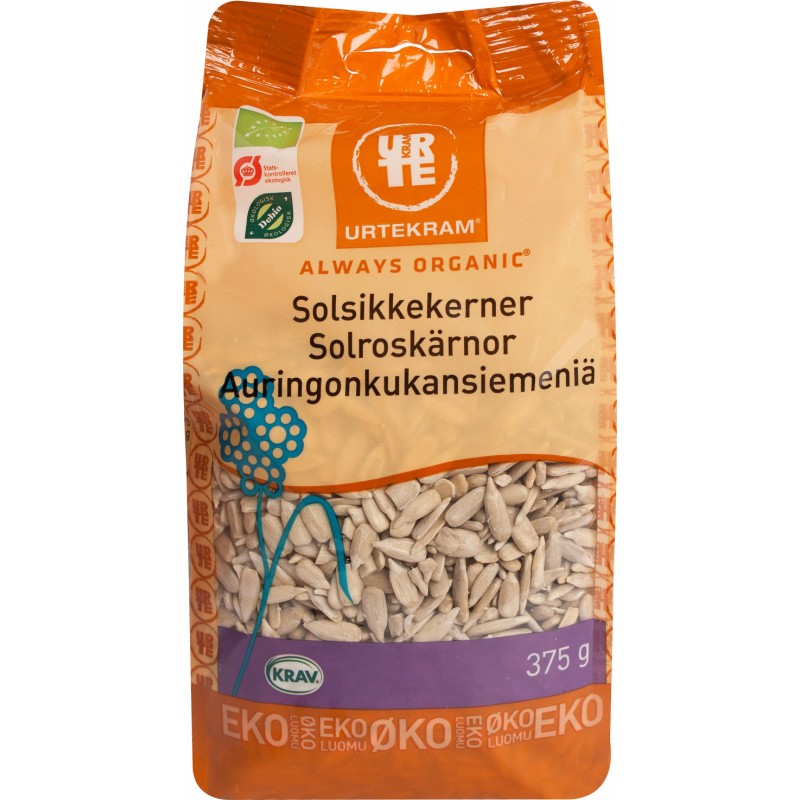 URTEKRAM SOLROSKÄRNOR 375G