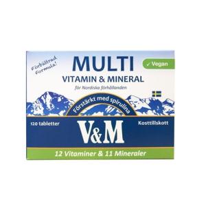 V&M MULTIVITAMIN & MINERAL 120TAB