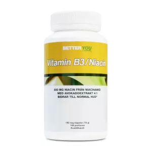 BETTER YOU VITAMIN B3/NIACIN 500MG 
