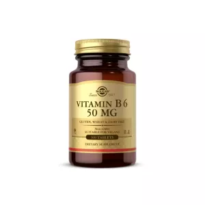 SOLGAR VITAMIN B6 50MG 100 TABLETTER