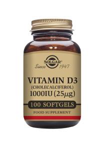 SOLGAR VITAMIN D3 25MCG 100KAP