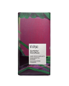 VIVANI MÖRK HELA HASSELNÖTTER 100G