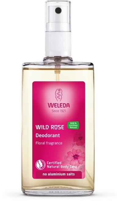 WELEDA FLORAL FRESH DEO SPRAY WILD ROSE 100ML