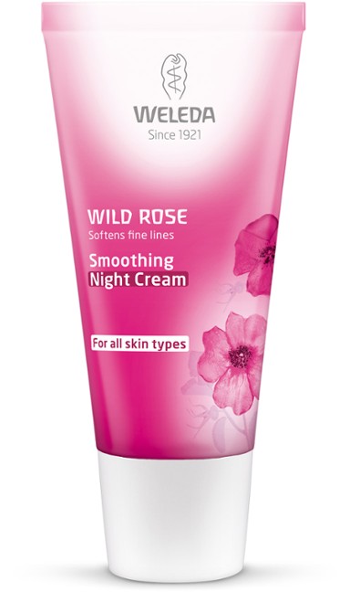 WELEDA SMOOTHING NIGHT CREAM WILD ROSE 30ML