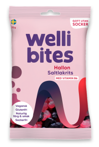 WELLIBITES HALLON & SALTLAKRITS 70G