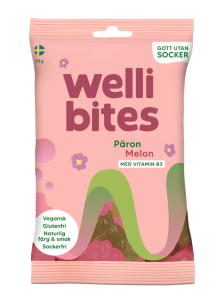 WELLIBITES PÄRON&MELON 70G