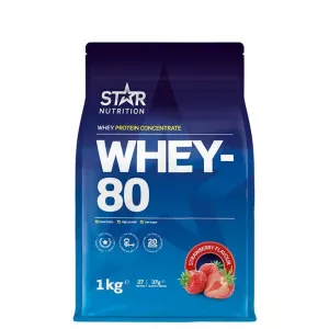 STAR WHEY 80 JORDGUBB 1KG