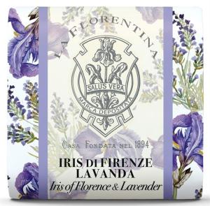 LA FLORENTINA WRAPPED SOAP IRIS OF FLORENCE LAVENDEL 106G