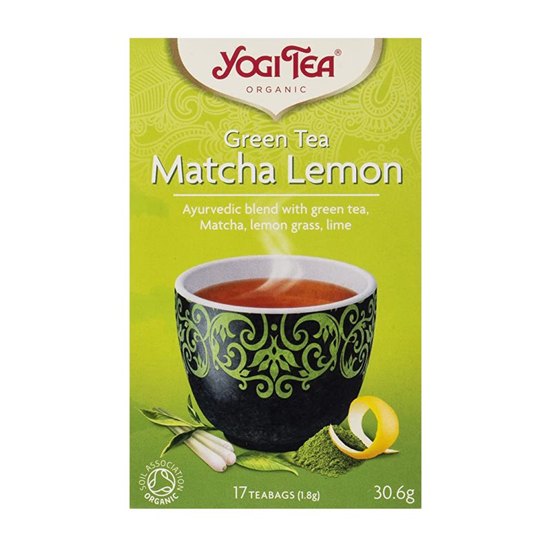 YOGI TE GREEN MATCHA LEMON 17 PÅSAR