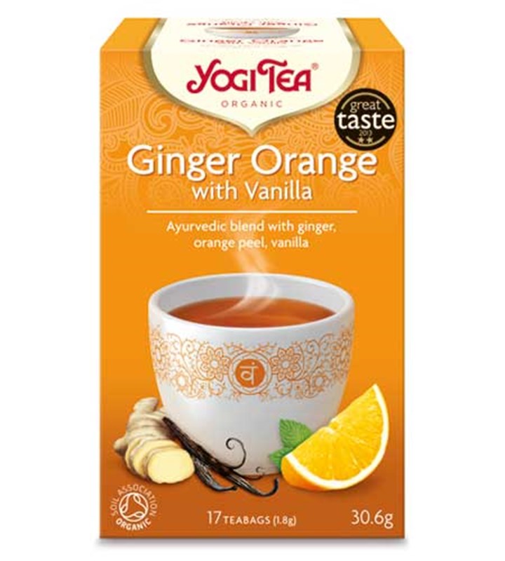 YOGI TEA GINGER-ORANGE-VANILLE