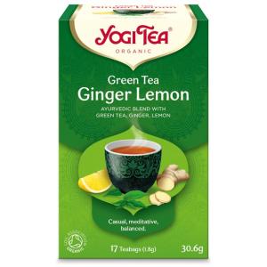 YOGI TEA GREEN GINGER LEMON 17 PÅSAR