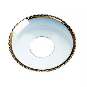 Ljusmanschett Pärlkant Guld 1st