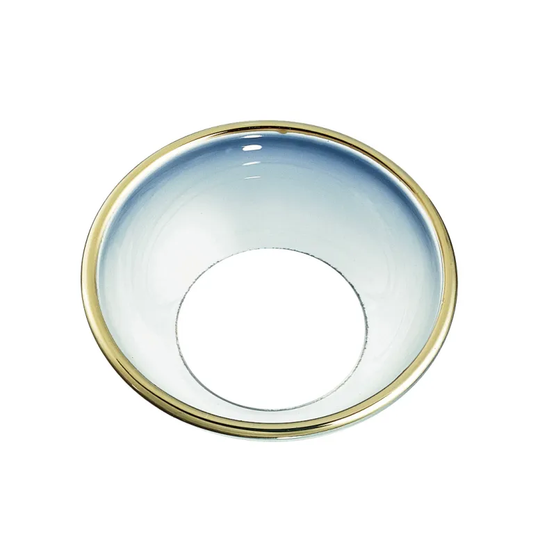 Ljusmanschett Djup Guldkant 1st