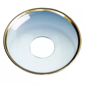 Ljusmanschett 8cm Guldkant 1st