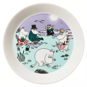 Mumin Tallrik Ø19cm En Dag På Stranden