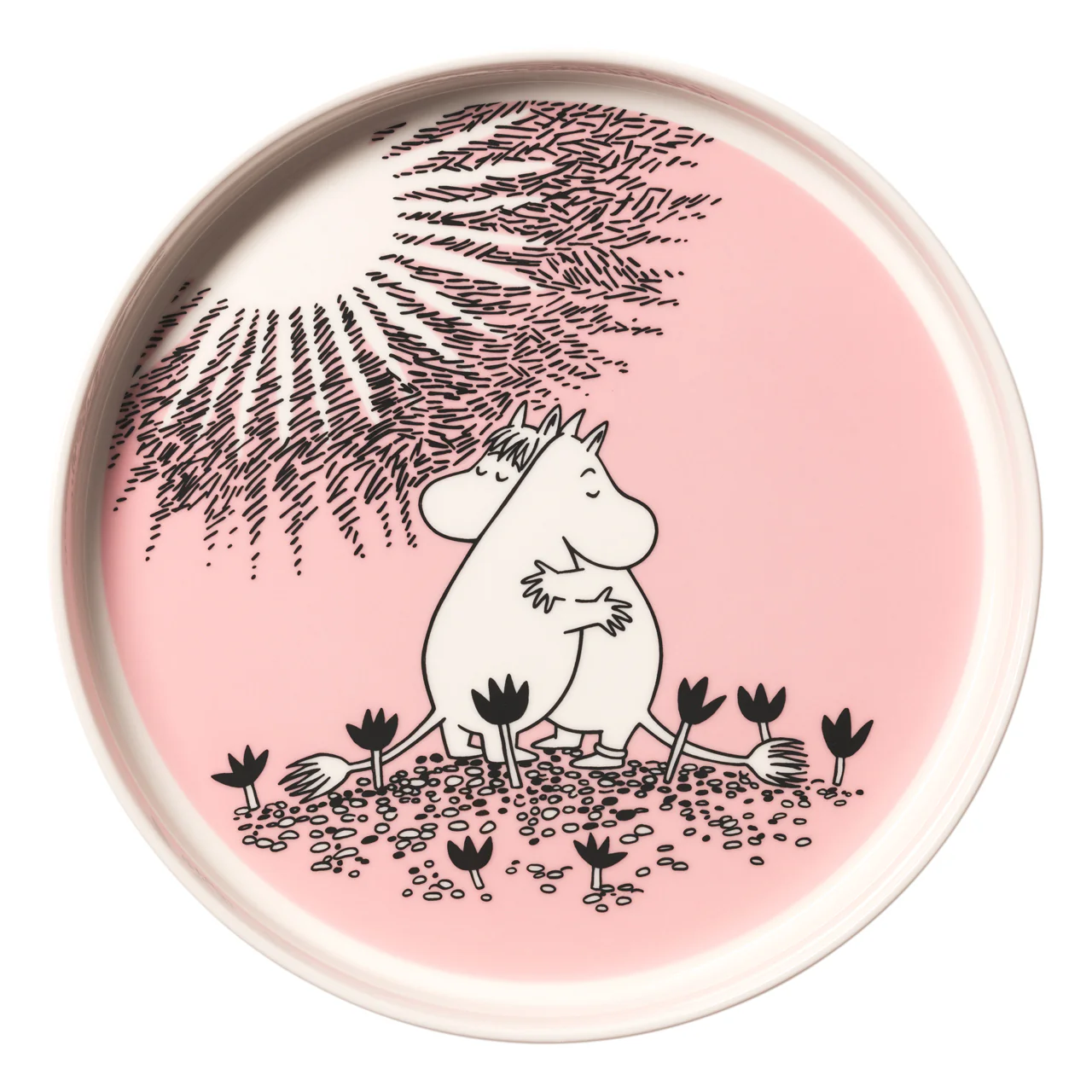 Mumin Pajform Kärlek Ø28cm 30-årsdag