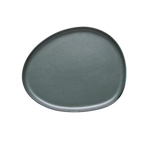 Raw Tallrik Organic 24x21cm Northern Green