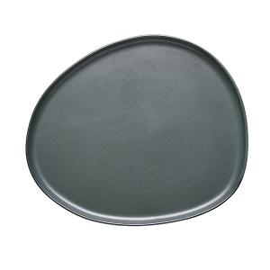 Raw Tallrik Organic 29x25cm Northern Green