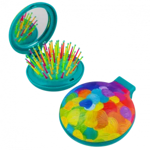 Hårborste Med Spegel Palett