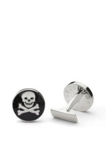 Skull & Bones Manschettknappar Svart
