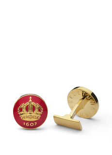 The Skultuna Crown Manschettknappar Röd