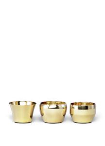 Kin Ljushållare 3-pack Mässing