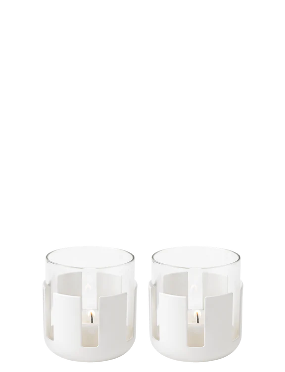Luna Ljuslykta 2-pack Vit
