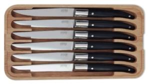 Laguiole Grillknivar 6st Svart