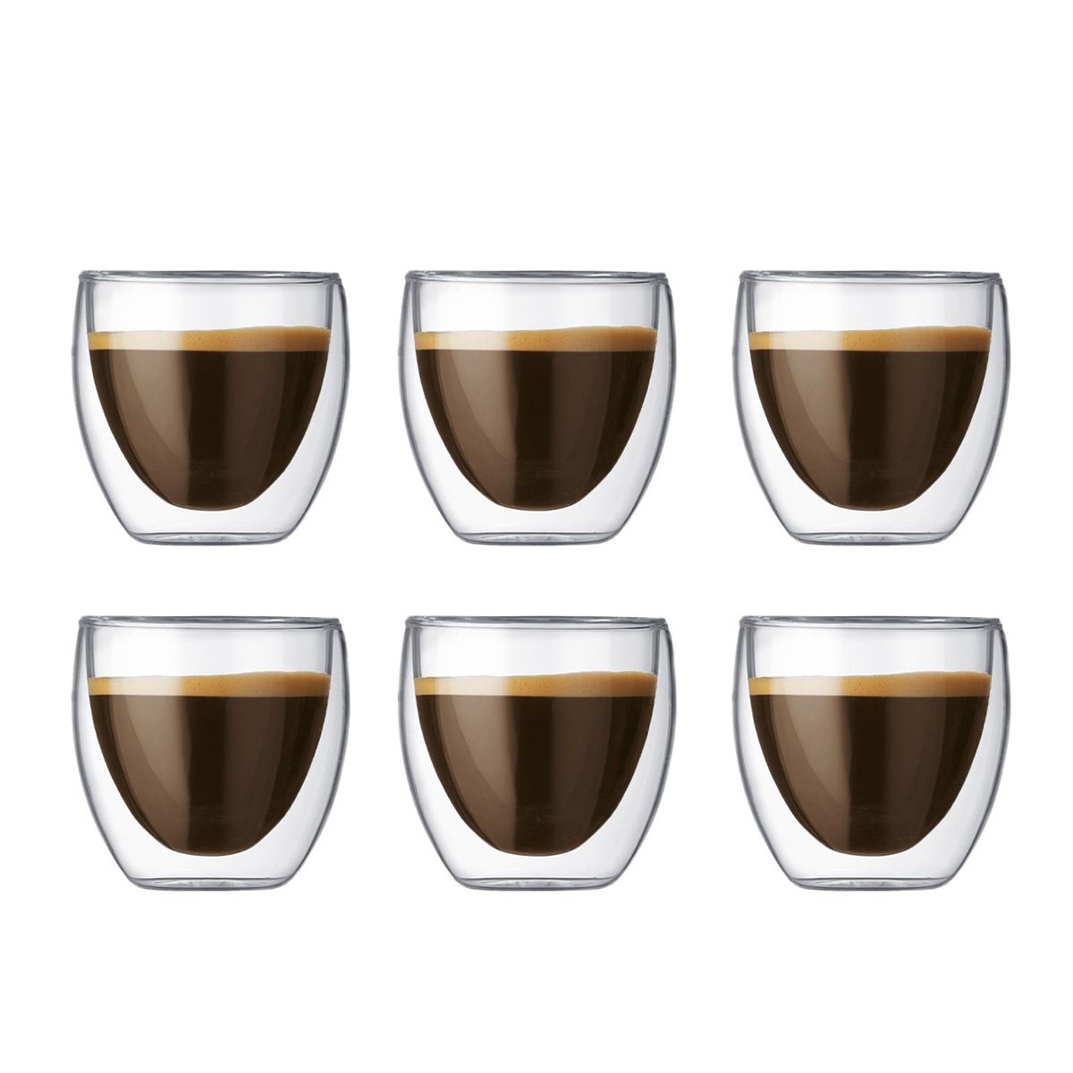 Pavina Espressoglas 8cl 6-pack