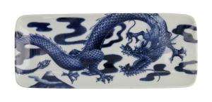 Tallrik 28x14cm Dragon