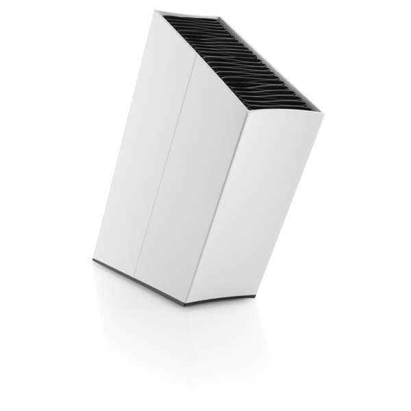 Knivblock Lutande Vit