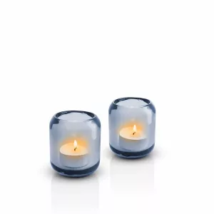 Acorn Ljuslykta 8cm 2-pack Sea