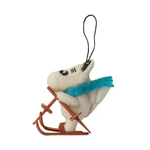 Ornament Mumin On Skis
