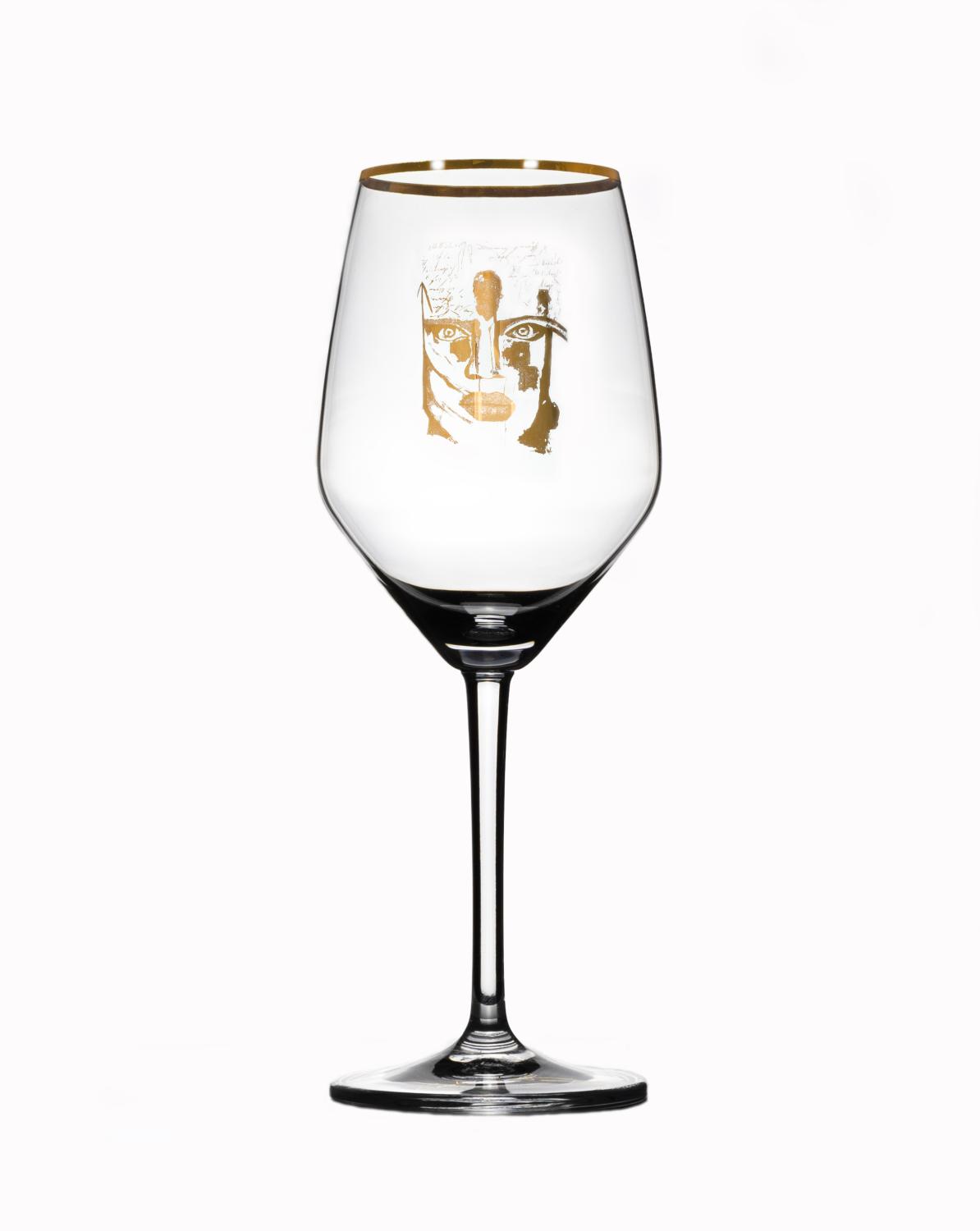 Golden Dream Rosé/Vitvinsglas Gold Edition 40cl