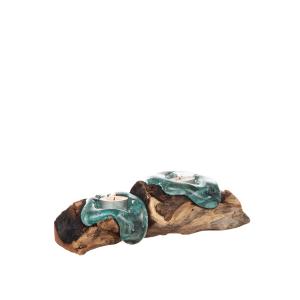 Glaslykta På Trädrot 30cm