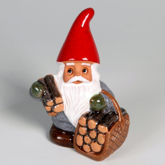 Minitomte Med Vedkorg