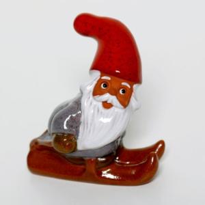 Tomte Med Skidor 10cm