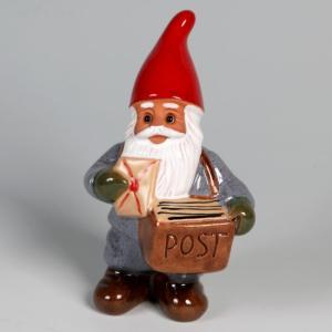 Tomte Med Julpost 15cm