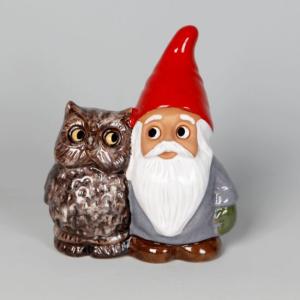 Tomte Med Uggla 15cm