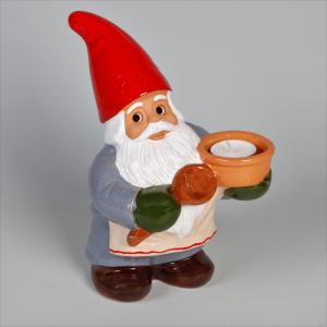 Tomte Med Slev- & Grötskål 24cm