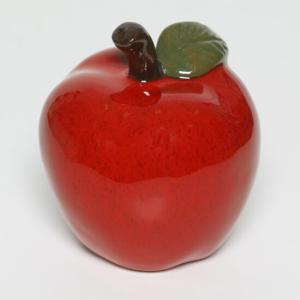 Juläpple Rött Stort 15cm